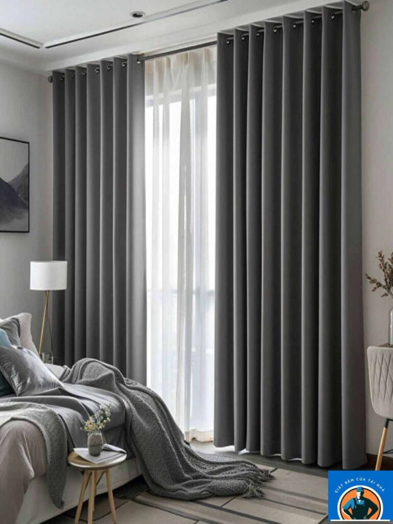 Vệ Sinh Asia nhận làm sạch rèm cửa tại nhà Phúc Thọ