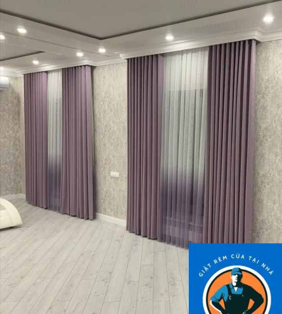 Đức Tài Clean chuyên nhận giặt rèm cửa Sơn Tây