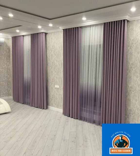 Đức Tài Clean chuyên nhận giặt rèm cửa Hà Đông