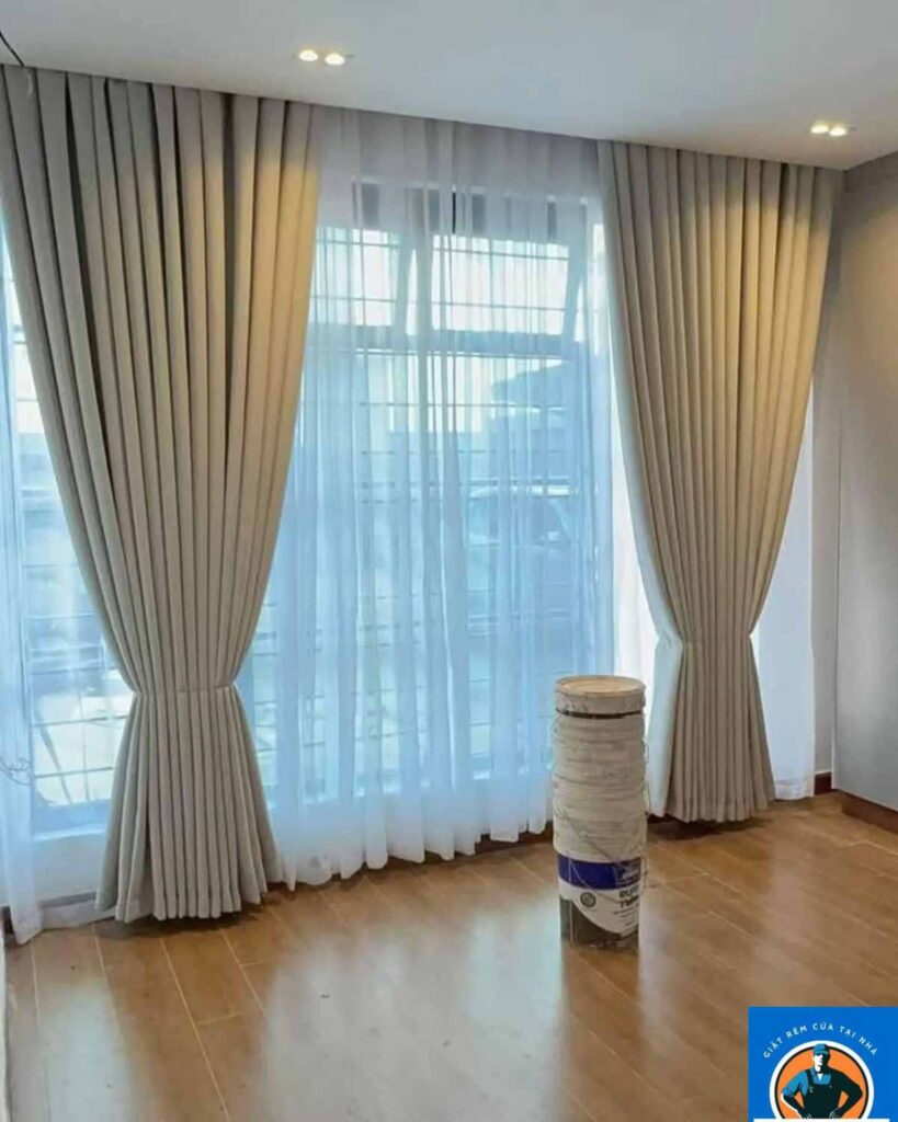 Clean house vệ sinh rèm cửa tại Ba Vì