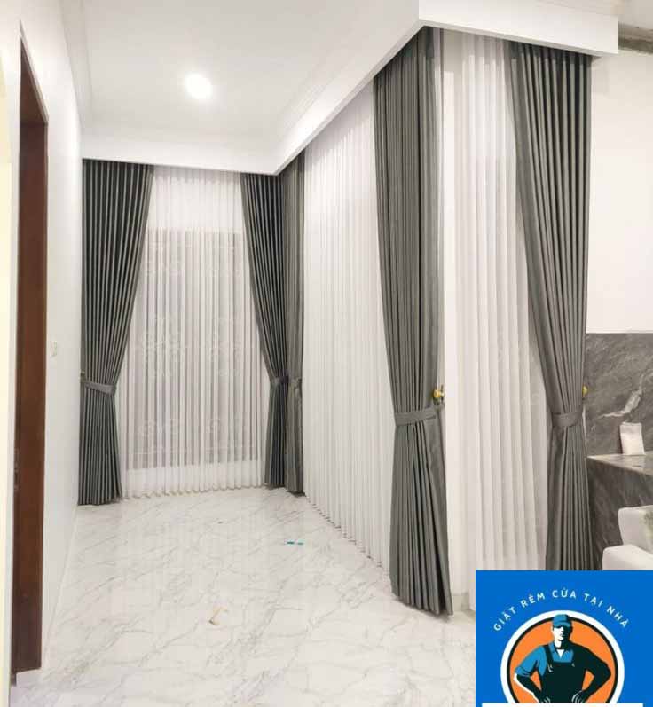 AT nhận giặt rèm tại nhà Sơn Tây