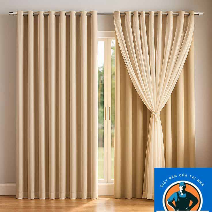  Ruby Laundry chuyên nhận giặt rèm vải tại Hoài Đức