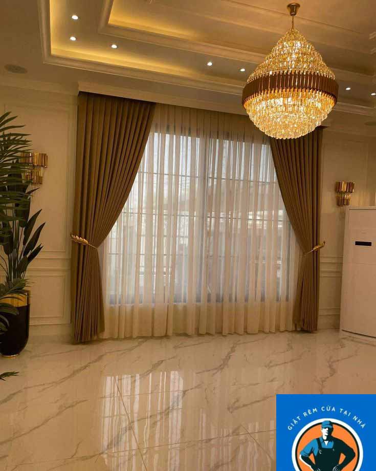 Đơn vị chuyên nhận giặt rèm giá rẻ thanh oai