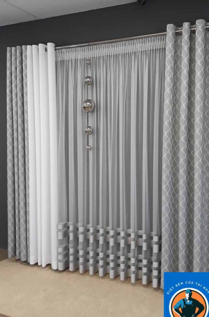 Giặt là phú lâm nhận vệ sinh rèm vải tại nhà Tây Hồ