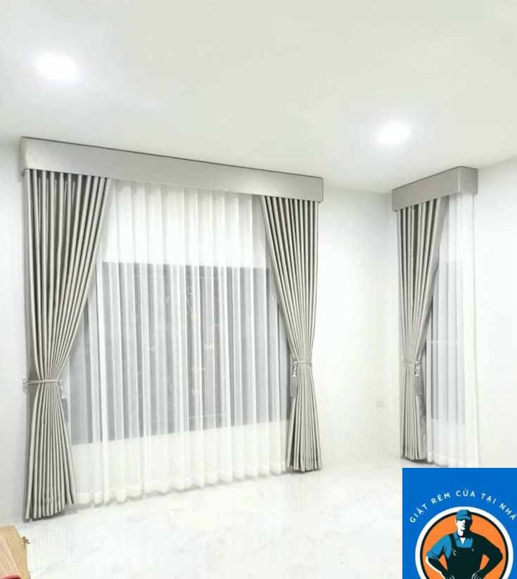 Đức Tài Clean chuyên nhận giặt rèm cửa tại Hoàng Mai